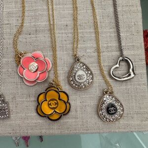 Loewe Gold and Black Pendant Necklace